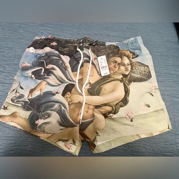 BIRTH OF VENUS Swim Trunks Men’s Large - Picture 1 of 9